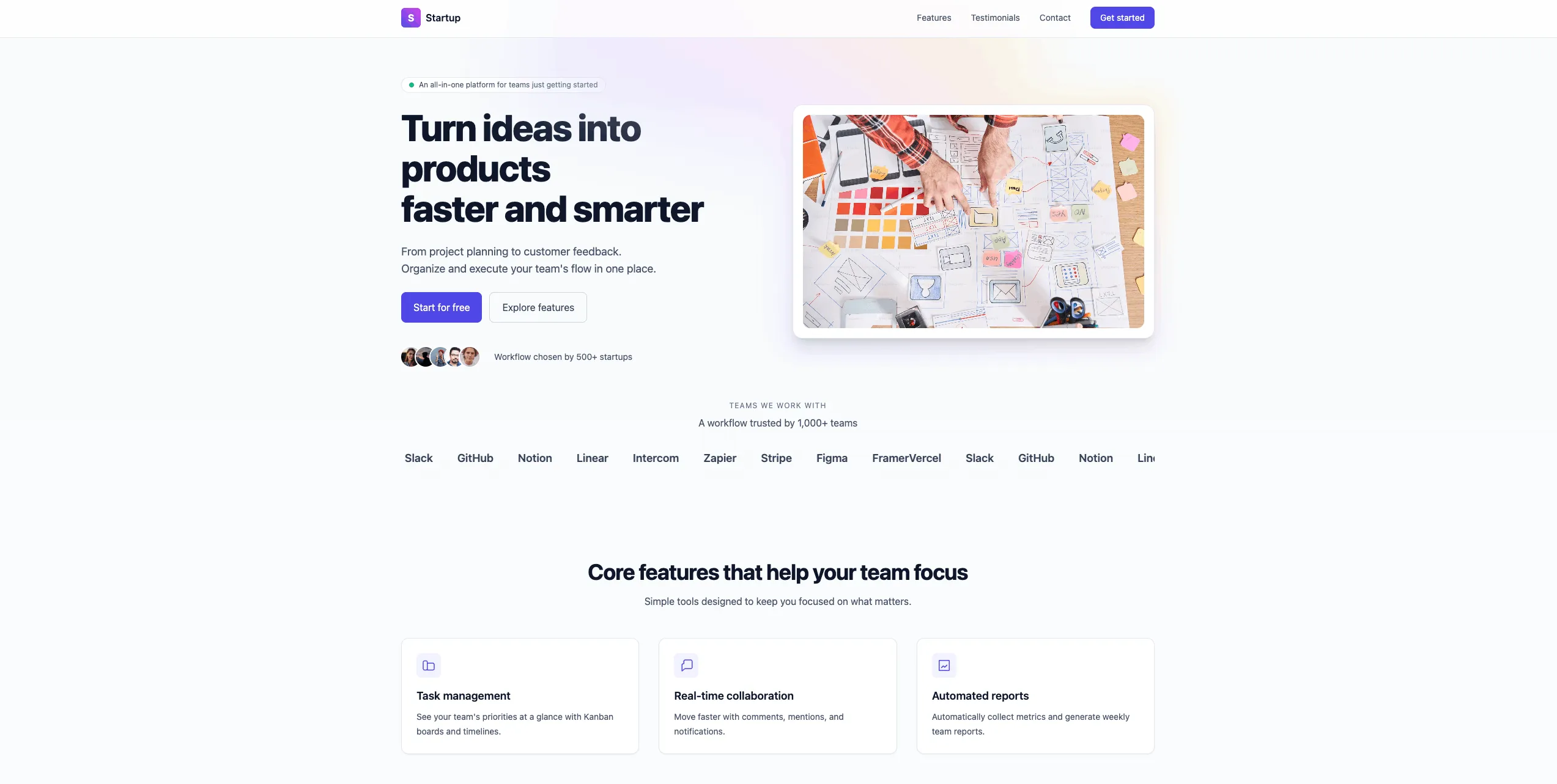 StartupHub - Turn ideas into products faster and smarter